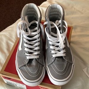 Vans grey high top sneakers
